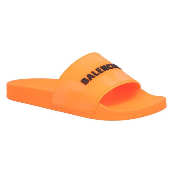 Balenciaga Men's Pool Slide Sandal Orange